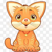 卡通 橙色 胡须-空若网 卡通 橙色 胡须-空若网