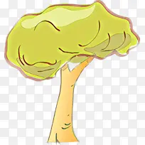 卡通 黄色 树木-空若网 卡通 黄色 树木-空若网