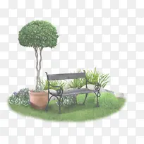 花盆 树 草-空若网 花盆 树 草-空若网