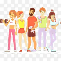 卡通 社交团体 人物-空若网 卡通 社交团体 人物-空若网