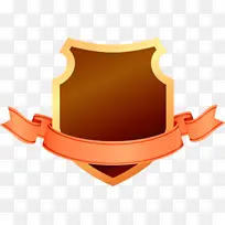 橙色 盾 标志-空若网 橙色 盾 标志-空若网