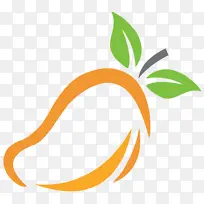 叶子 橙色 标志-空若网 叶子 橙色 标志-空若网