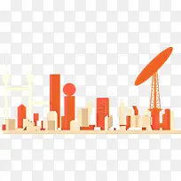 卡通 橙色 文字-空若网 卡通 橙色 文字-空若网