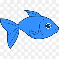 鱼 蓝色 鳍-空若网 鱼 蓝色 鳍-空若网