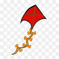 叶子 橙色 线条-空若网 叶子 橙色 线条-空若网