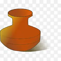 橙色 花瓶 手工艺品-空若网 橙色 花瓶 手工艺品-空若网