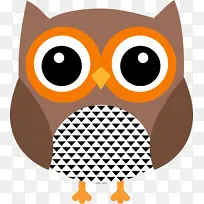 猫头鹰 橙色 卡通-空若网 猫头鹰 橙色 卡通-空若网