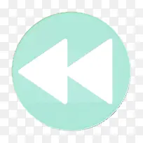 倒带图标 基本图标 浅绿色-空若网 倒带图标 基本图标 浅绿色-空若网