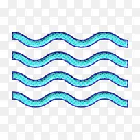 波浪图标 天气图标 浅绿色-空若网 波浪图标 天气图标 浅绿色-空若网