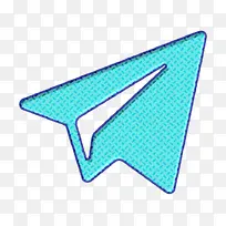 社交媒体元素图标 电报图标 浅绿色-空若网 社交媒体元素图标 电报图标 浅绿色-空若网