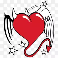 魔鬼肩天使画爱情魔鬼-空若网 魔鬼肩天使画爱情魔鬼-空若网