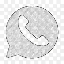 社交媒体图标 白色 手指-空若网 社交媒体图标 白色 手指-空若网