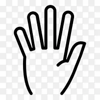 线条 手指 手-空若网 线条 手指 手-空若网
