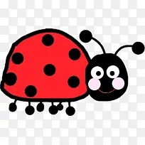瓢虫 粉色 红色-空若网 瓢虫 粉色 红色-空若网