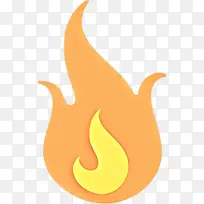 卡通 橙色 火焰-空若网 卡通 橙色 火焰-空若网