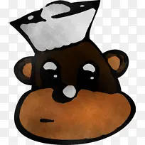 卡通 棕色 鼻子-空若网 卡通 棕色 鼻子-空若网