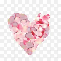 粉色 心形 花瓣-空若网 粉色 心形 花瓣-空若网