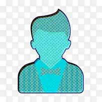 男人图标 彩色头像图标 绿松石色-空若网 男人图标 彩色头像图标 绿松石色-空若网