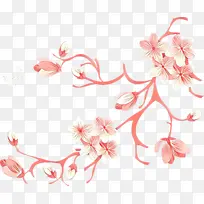 卡通 粉色 花朵-空若网 卡通 粉色 花朵-空若网