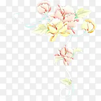 卡通 粉色 花朵-空若网 卡通 粉色 花朵-空若网