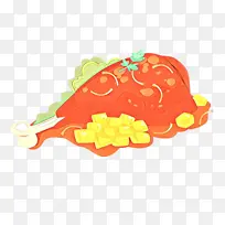 卡通 橙色-空若网 卡通 橙色-空若网