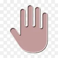 图标 停止图标 手指-空若网 图标 停止图标 手指-空若网
