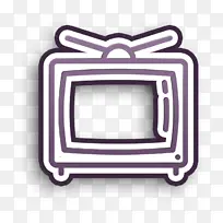 电视图标 生活方式图标 线条-空若网 电视图标 生活方式图标 线条-空若网