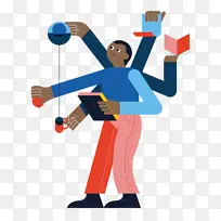 卡通 平衡-空若网 卡通 平衡-空若网