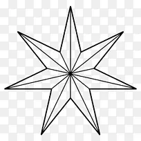 线条艺术 对称 星星-空若网 线条艺术 对称 星星-空若网