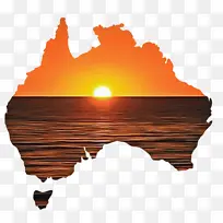 橙色 太阳 地平线-空若网 橙色 太阳 地平线-空若网