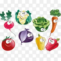 卡通 蔬菜 食物-空若网 卡通 蔬菜 食物-空若网