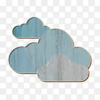 云图标 天气图标 绿松石色-空若网 云图标 天气图标 绿松石色-空若网