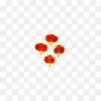 橙色 红色 植物-空若网 橙色 红色 植物-空若网