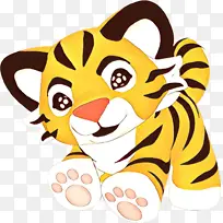 卡通 老虎 黄色-空若网 卡通 老虎 黄色-空若网