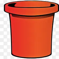 橙色 废物容器 塑料-空若网 橙色 废物容器 塑料-空若网