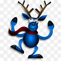 钴蓝 驯鹿 鹿-空若网 钴蓝 驯鹿 鹿-空若网