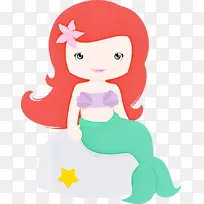 美人鱼 卡通-空若网 美人鱼 卡通-空若网
