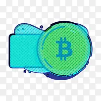 比特币图标 支付图标 绿松石色-空若网 比特币图标 支付图标 绿松石色-空若网