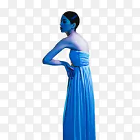 蓝色 钴蓝色 肩部-空若网 蓝色 钴蓝色 肩部-空若网