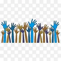 团体 手 手势-空若网 团体 手 手势-空若网