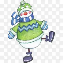卡通 雪人-空若网 卡通 雪人-空若网