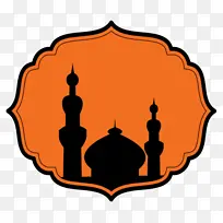 橙色 徽章 符号-空若网 橙色 徽章 符号-空若网