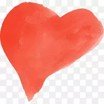 透明水彩画-水彩心-空若网 透明水彩画-水彩心-空若网