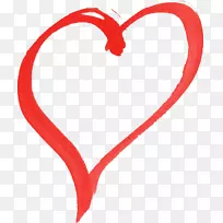 透明水彩画剪贴画-水彩心-空若网 透明水彩画剪贴画-水彩心-空若网