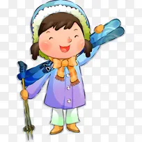 卡通女孩 卡通-空若网 卡通女孩 卡通-空若网