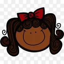 卡通 棕色 脸颊-空若网 卡通 棕色 脸颊-空若网