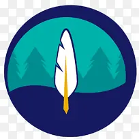 标志 圆圈 冲浪-空若网 标志 圆圈 冲浪-空若网