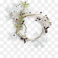 树枝 圣诞装饰 树-空若网 树枝 圣诞装饰 树-空若网