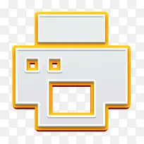 打印机图标 矩形 方形-空若网 打印机图标 矩形 方形-空若网