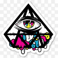 贴纸 三角形 线条艺术-空若网 贴纸 三角形 线条艺术-空若网